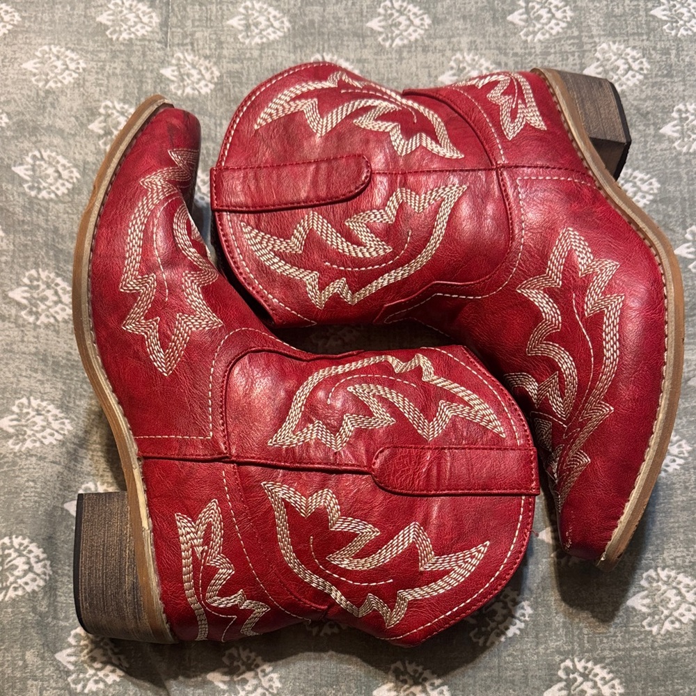 Red Western Cowboy Boots